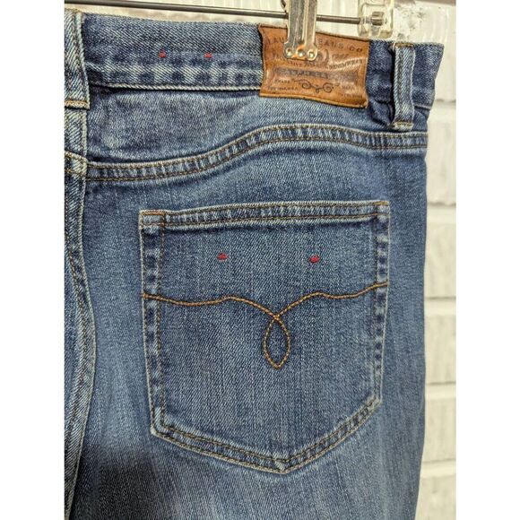 Lauren Jeans Co. By Ralph Lauren Women's Blue Medium-Wash Denim Jeans Pre-Loved - Picture 6 of 8